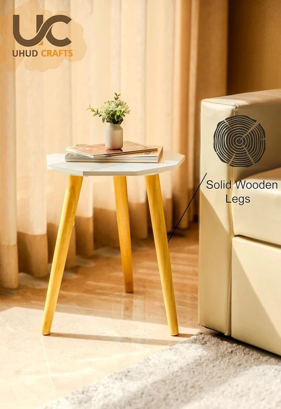 UHUD CRAFTS Wooden Side Table for Sofa | End Table for Living Roo...more