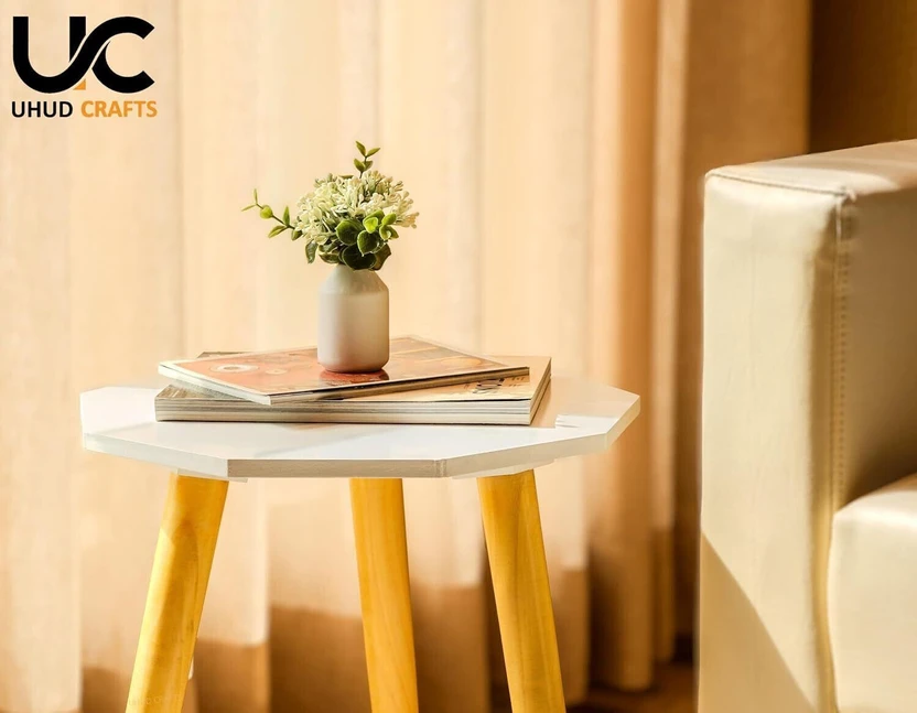 UHUD CRAFTS Wooden Side Table for Sofa | End Table for Living Roo...more