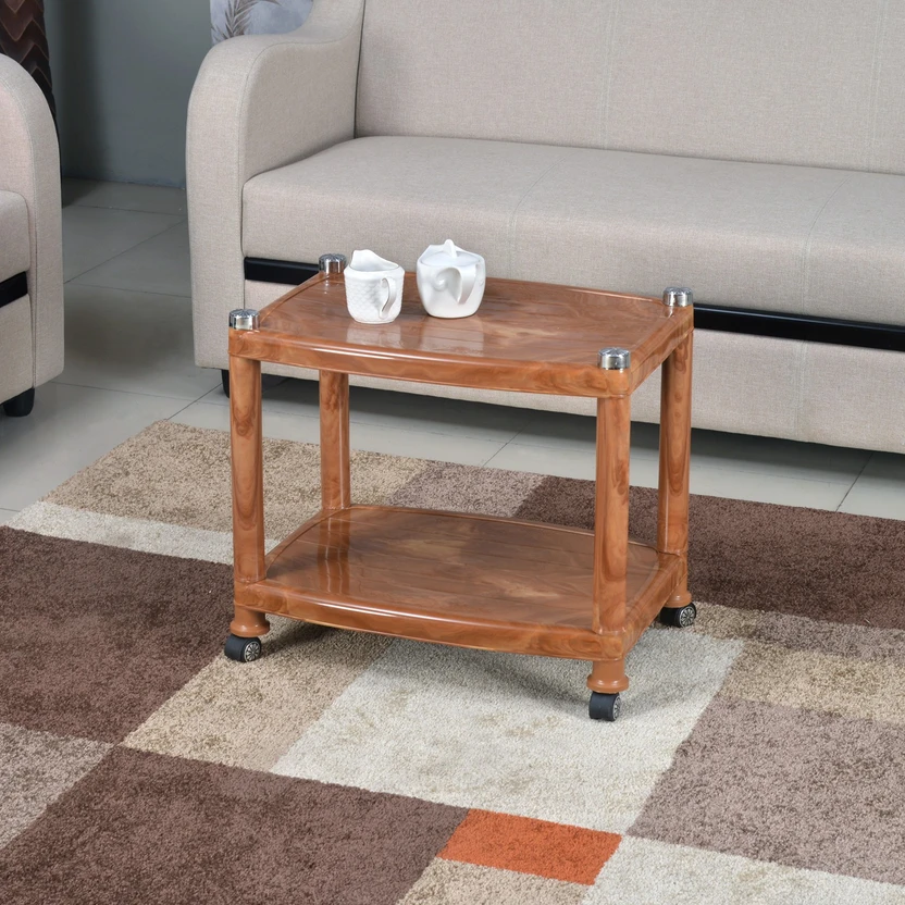 Nilkamal Centble 2 Plastic Coffee Table (Finish Color - Pear wood...more