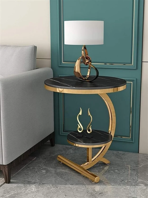 FlipsShoppee Round Coffee Table, Circle with Modren Storage Tea T...more