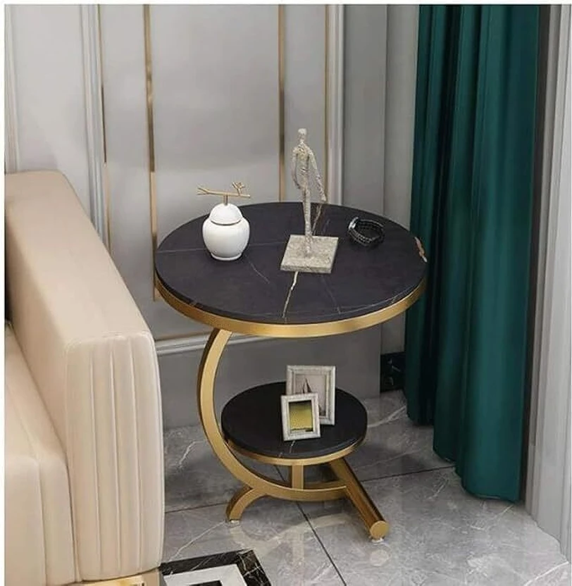FlipsShoppee Round Coffee Table, Circle with Modren Storage Tea T...more