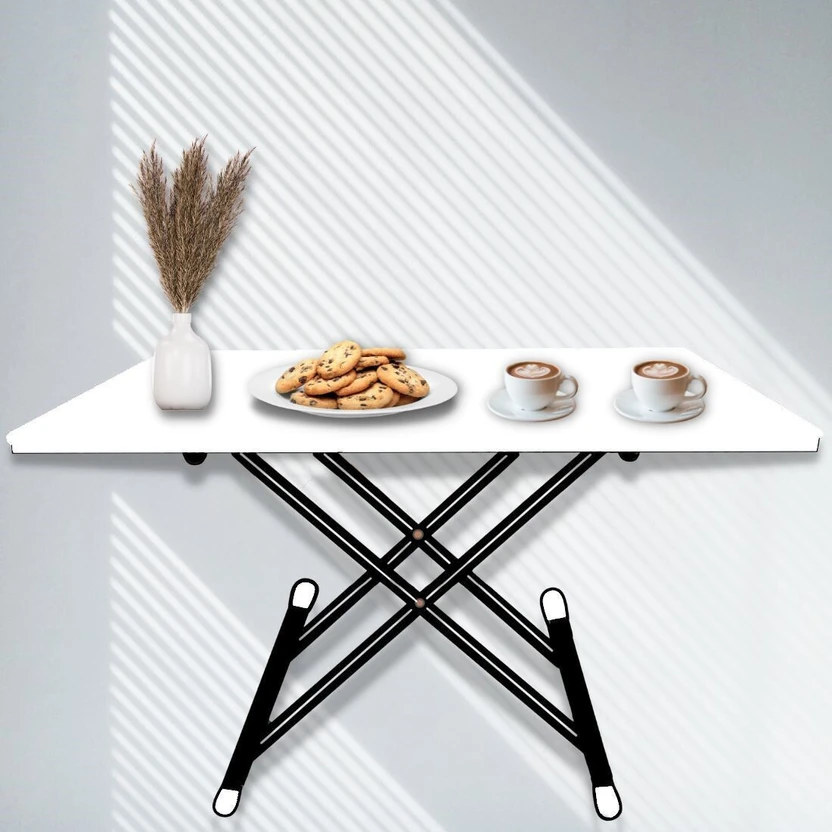 EuroQon Dual Height Adjustable Engineered Wood Coffee Table (Fini...more