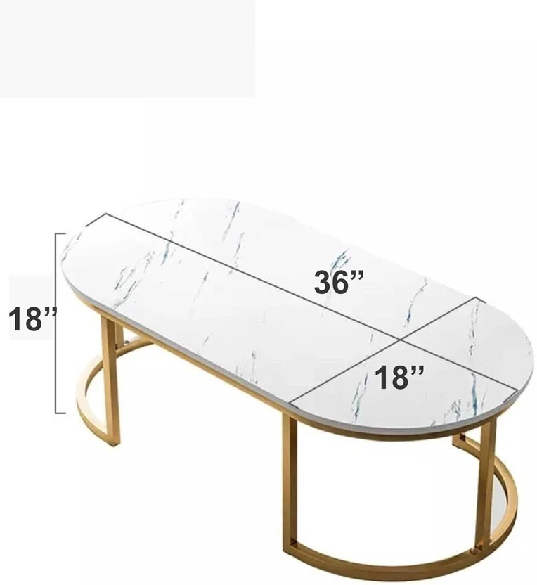 Expressow Enterprises Modern Metal Frame Center Table with Engine...more