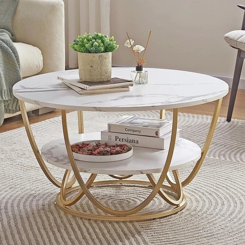 Coffee Tables Online Decor Shoppee Aaira crafts Round Modern Marble Design Coff...more
