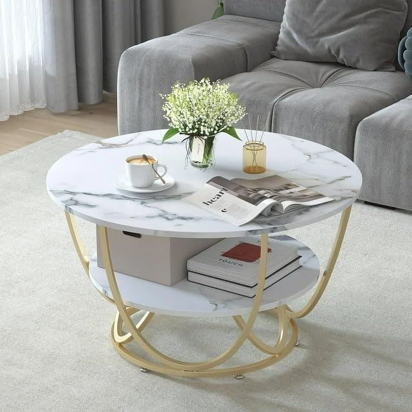 Coffee Tables SS CRAFTMAKERS Right Choice Round Shape Coffee Table Engineered W...more