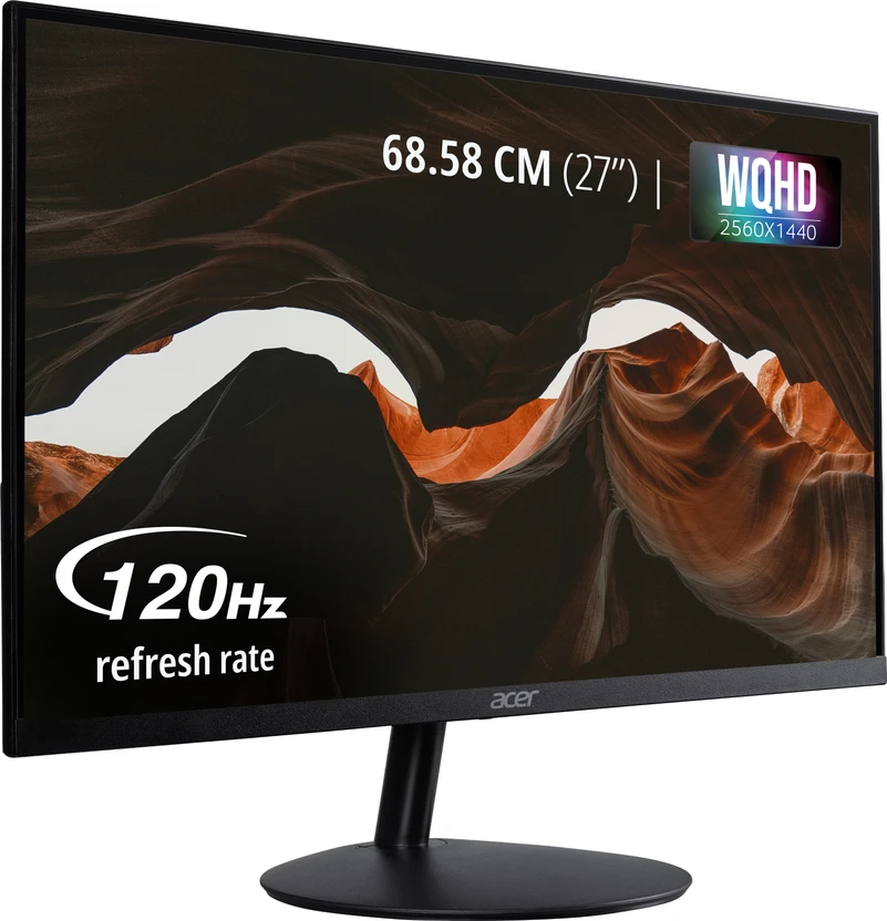Acer SA272 UG BLACK 68.58 cm (27 inch) WQHD LED Backlit IPS Panel...more