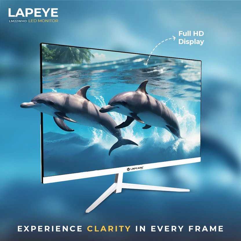 LAPCARE 55.88 cm (22 inch) Full HD IPS Panel Monitor (LM22WHD) (R...more