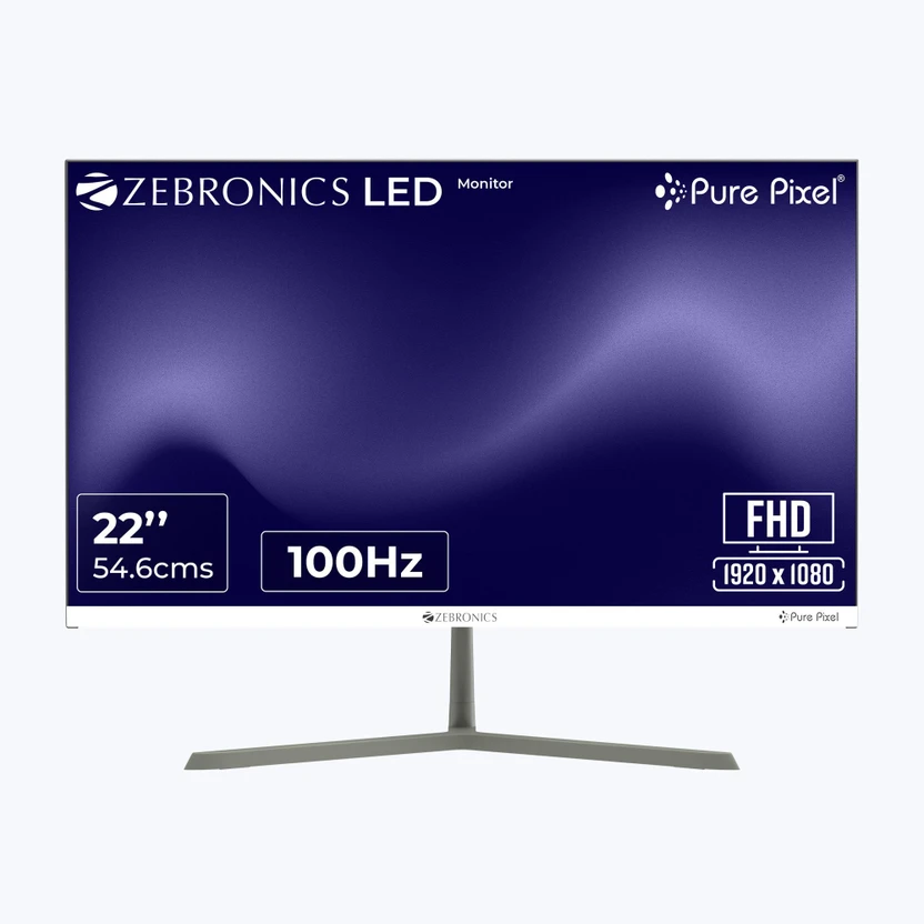 ZEBRONICS 55.88 cm (22 inch) Full HD LED Backlit VA Panel Gaming ...more