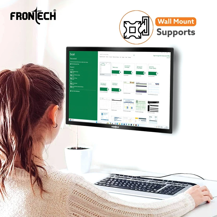 Frontech - 46.99 cm (19 inch) HD LED Backlit VA Panel Monitor (MO...more
