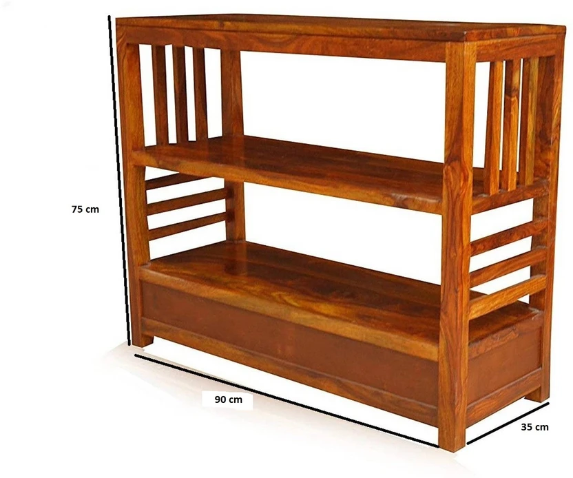 Worldwood Solid Wood Console Table (Finish Color - Brown, DIY(Do-...more