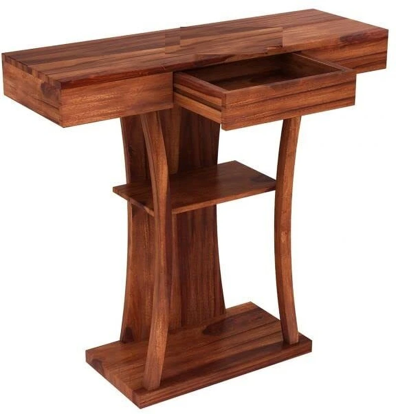 Shyam Handicraf Solid wooden console table,bedside table for bed ...more