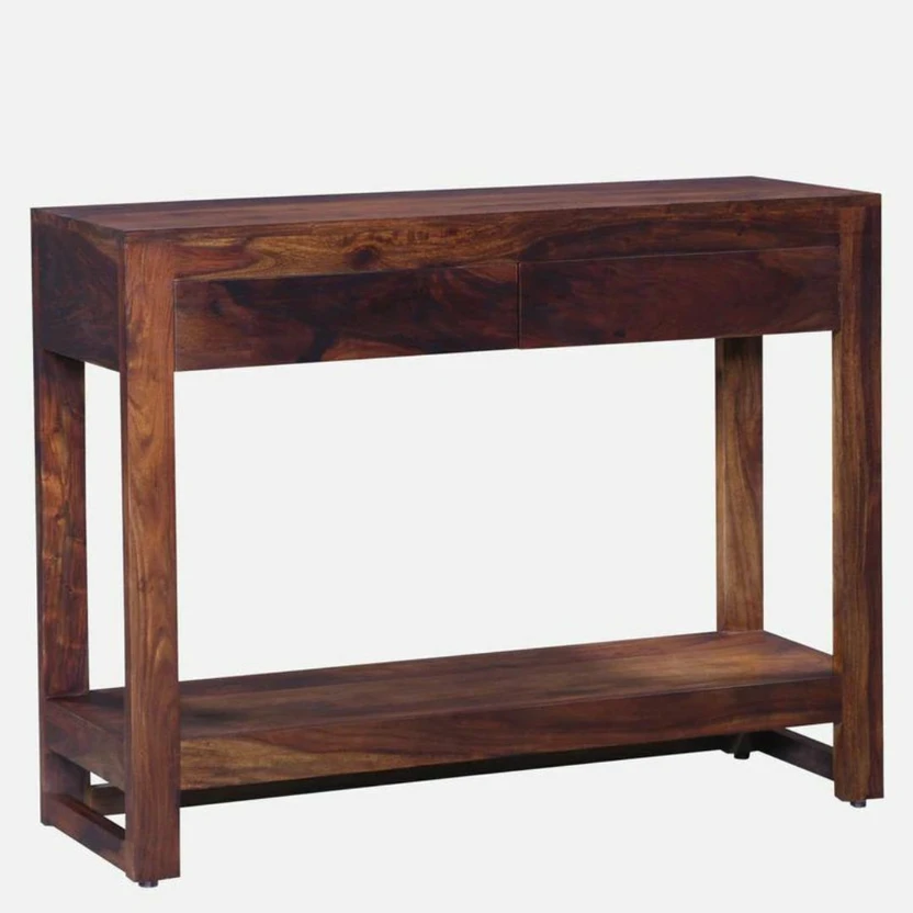 The Furn Club Kalp Solid Wood Console Table (Finish Color - Provi...more