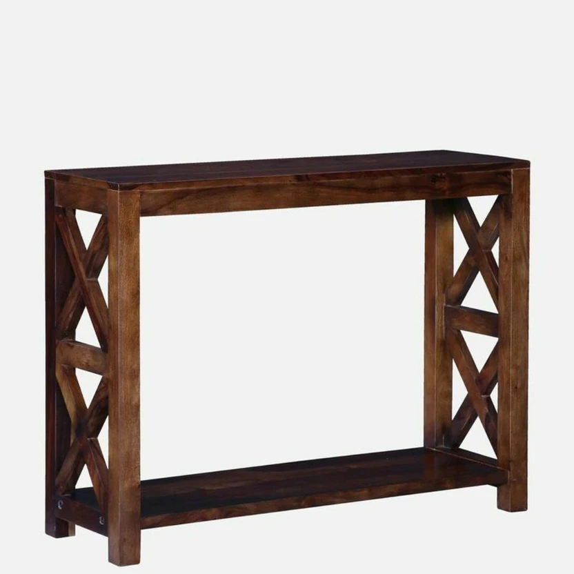 The Furn Club Kross Solid Wood Console Table (Finish Color - Prov...more
