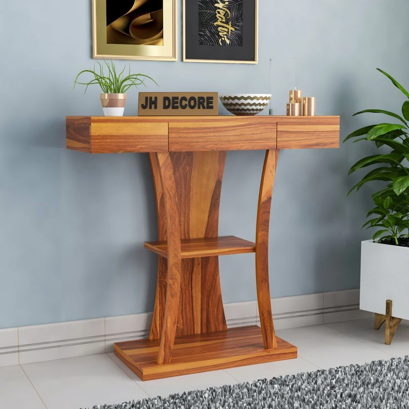 Console Tables Jh Decore Solid Wood Console Table | End Table| Side Table| Corne...more