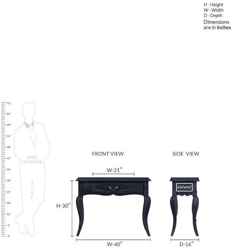 Home wood Console Table Living Room Furniture | Hallway Enteryway...more