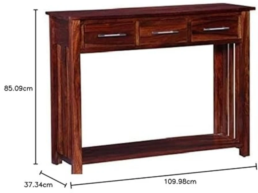 Home wood Console Table for Living Room | Wooden Side Entrance Ta...more