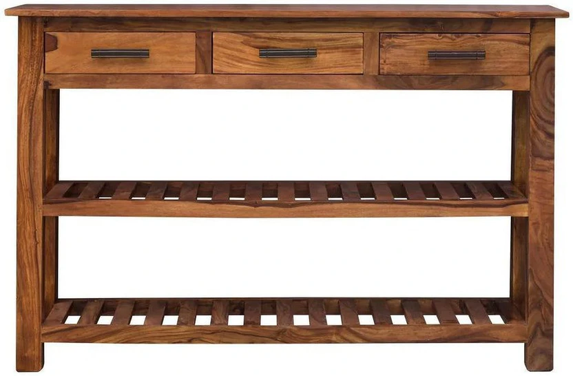 mewar furniture Solid Sheesham Wood Console Table For Living Room...more