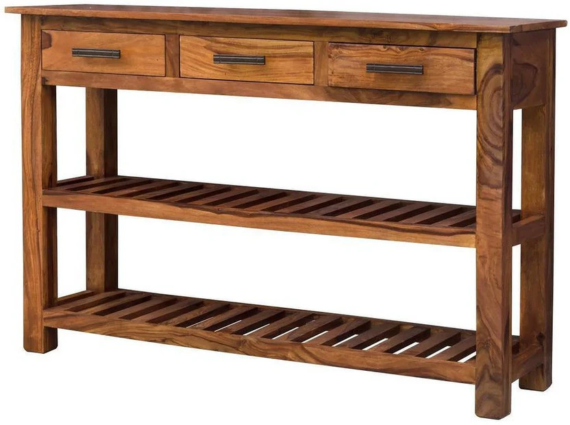 mewar furniture Solid Sheesham Wood Console Table For Living Room...more