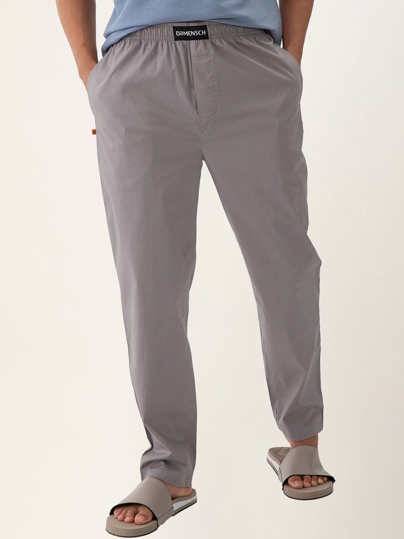 DAMENSCH Men Stretchable Cotton Tapered Fit Lounge Pants