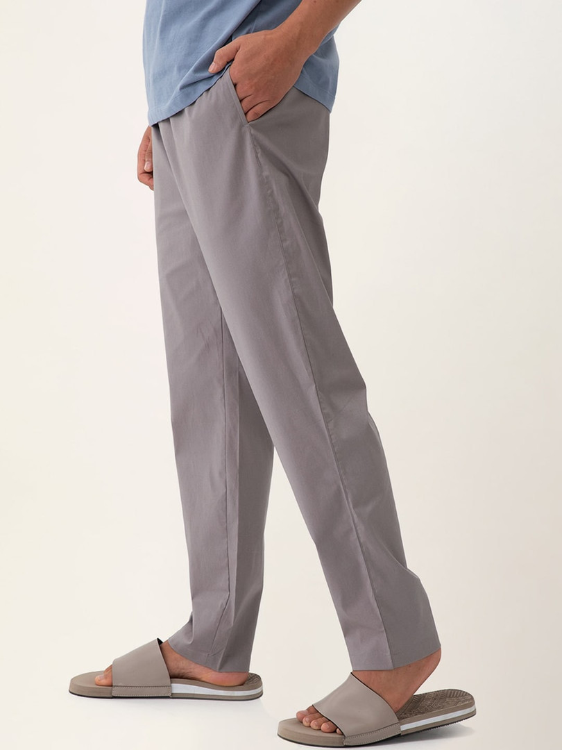 DAMENSCH Men Stretchable Cotton Tapered Fit Lounge Pants