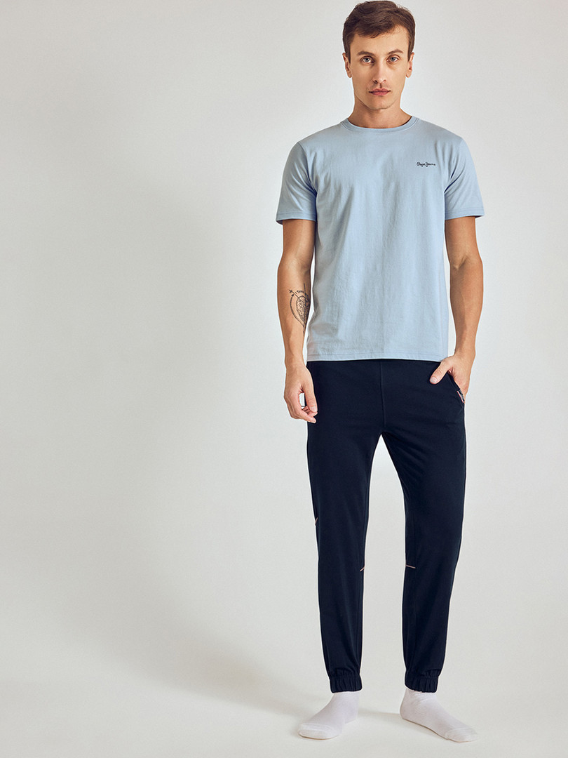 Pepe Jeans Men Mid-Rise Lounge Pants