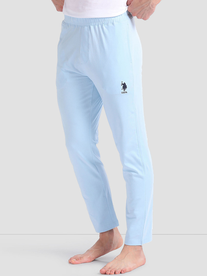 U.S. Polo Assn. Men Mid-Rise Moisture-Wicking Lounge Pants