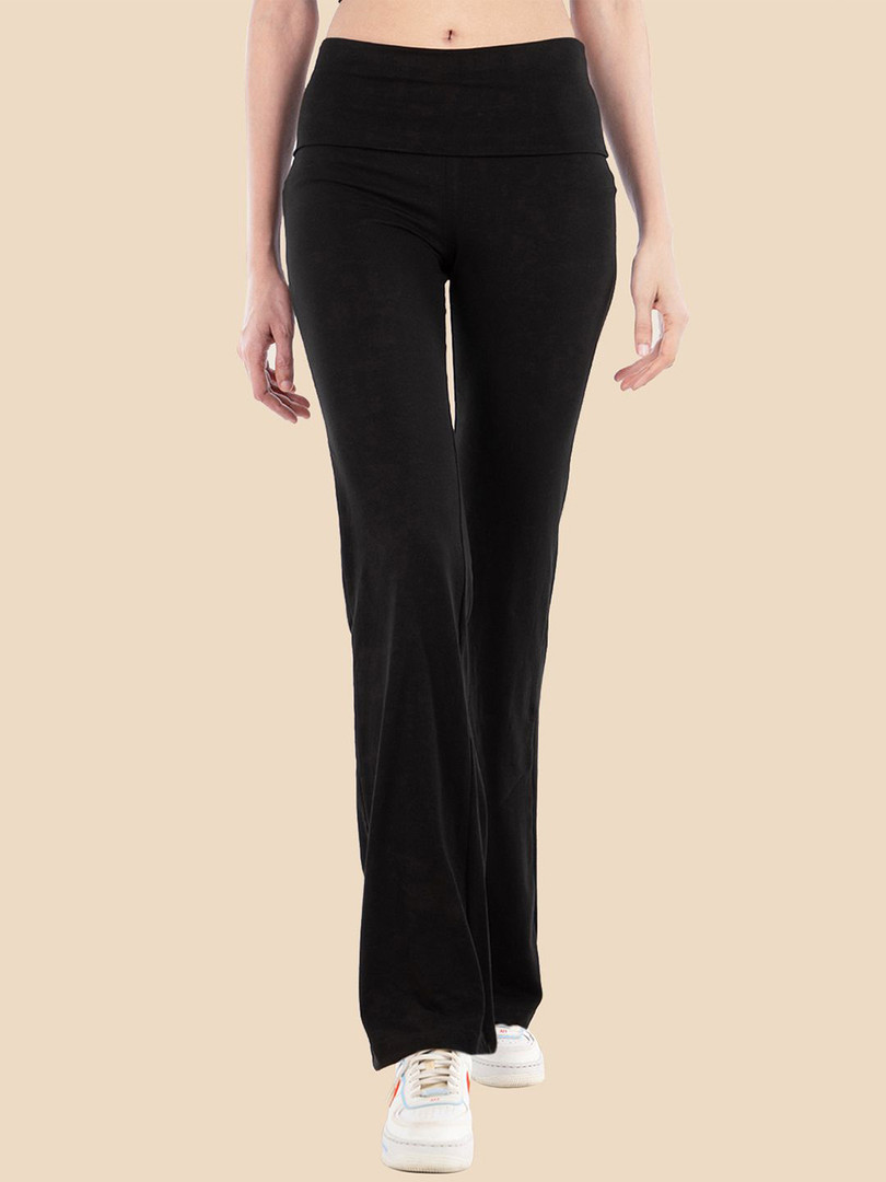 Nite Flite Women Cotton Regular Fit Yoga Pants
