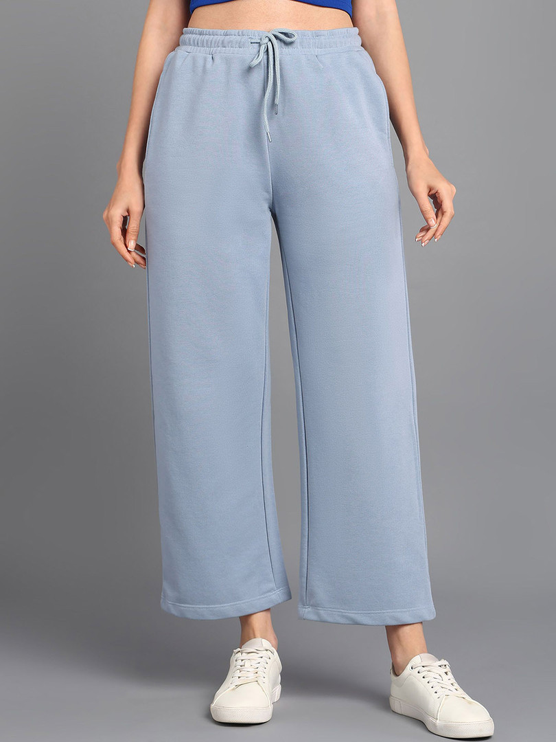 Alan Jones Women Mid-Rise Relaxed-Fit Track Pants