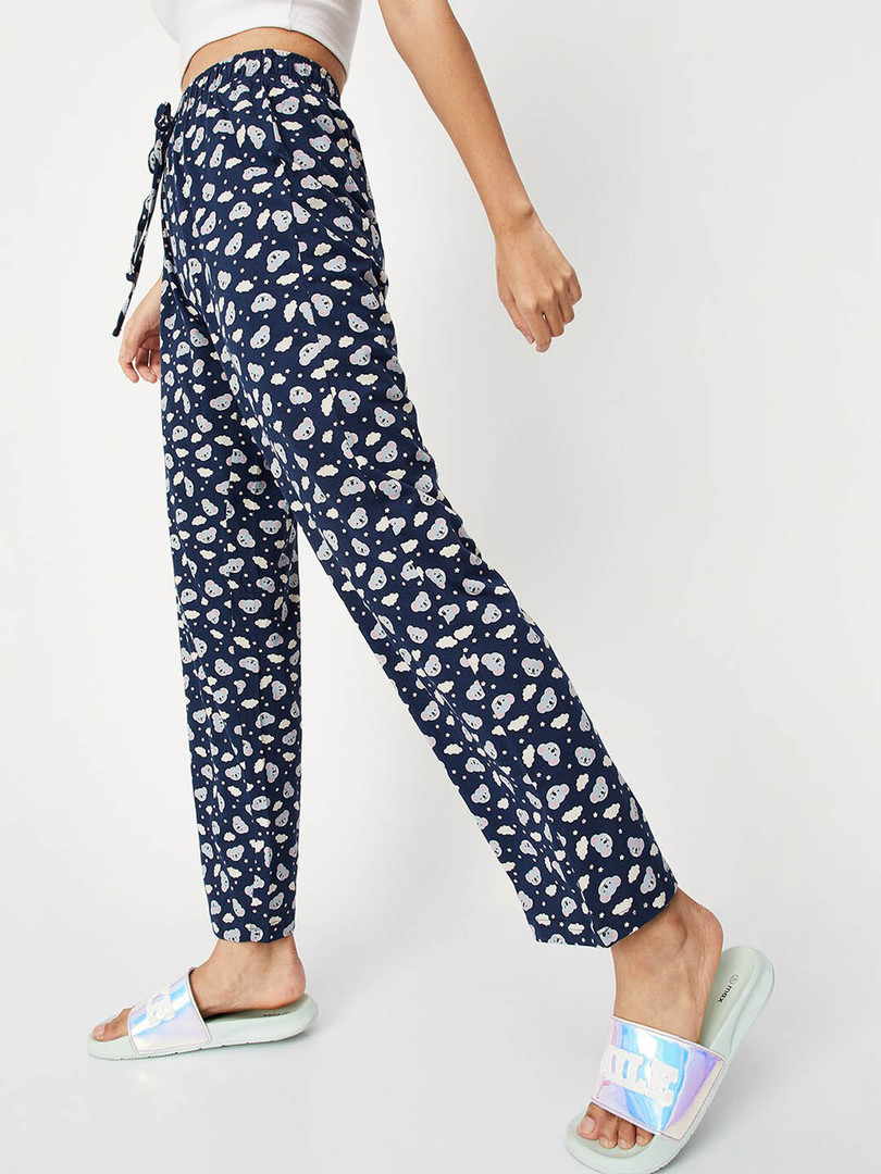 max Women Printed Cotton Lounge Pants