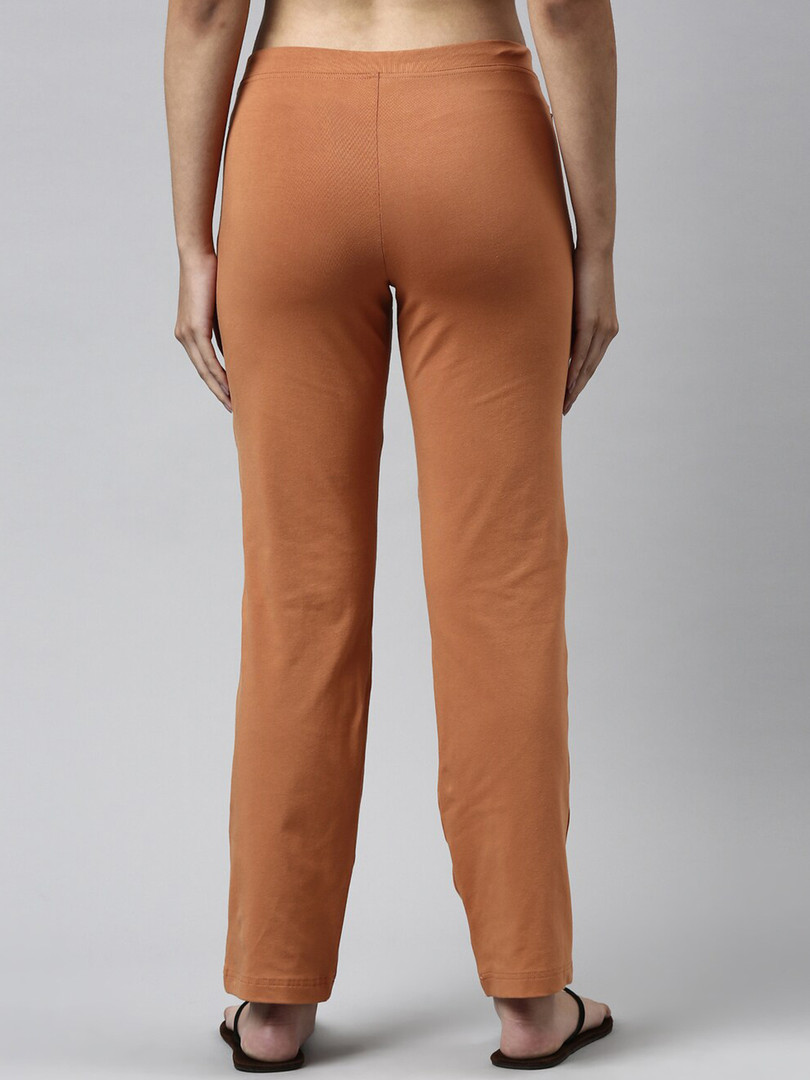 Enamor Women Mid-Rise Straight Leg Lounge Pants