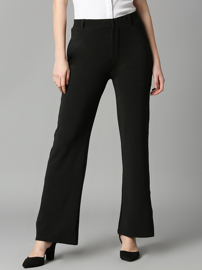 Cotton-pants Smarty Pants Women Relaxed Cotton Formal Trousers