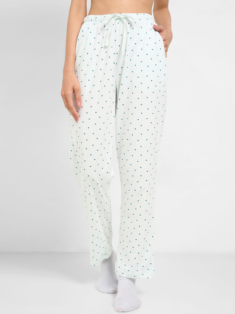 Cotton-pants Dreamz by Pantaloons Women Printed Cotton Lounge Pants