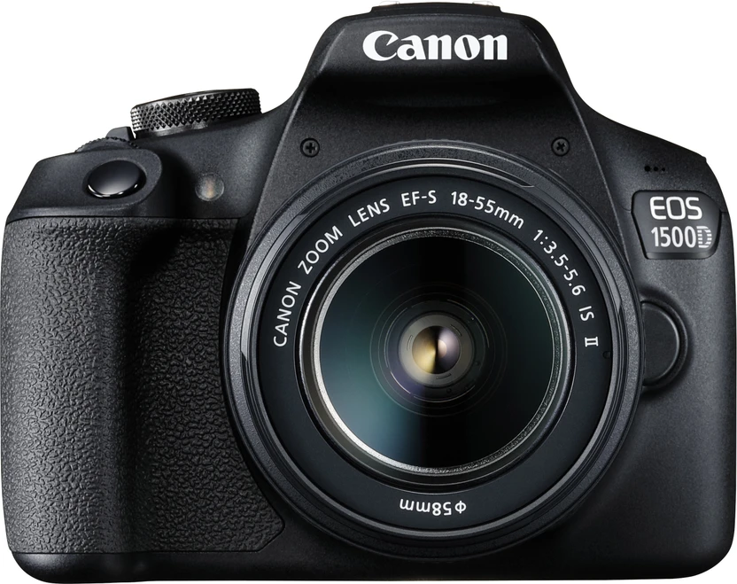 DSLR Cameras Canon EOS 1500D DSLR Camera Single Kit with 18-55 IS II lens (Bla...more