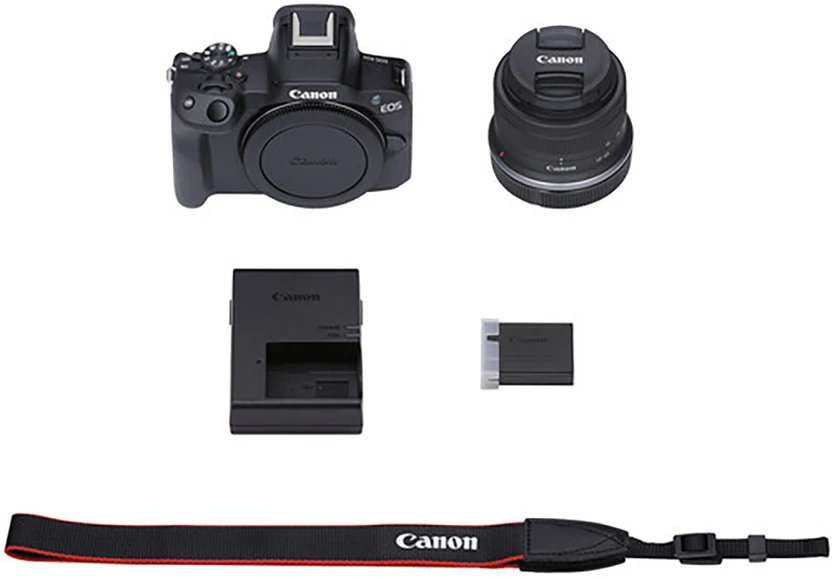Canon EOS R50 Mirrorless Camera Body with RF - S 18 - 45 mm f/4.5...more