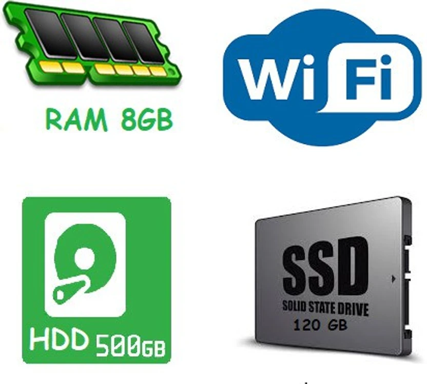 INTECHVISION Intel Core i3 (8 GB DDR3/500 GB/120 GB SSD/Windows 1...more