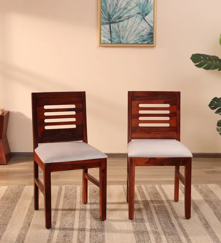 Flipkart Perfect Homes Rosewood (Sheesham) Solid Wood Dining Chai...more