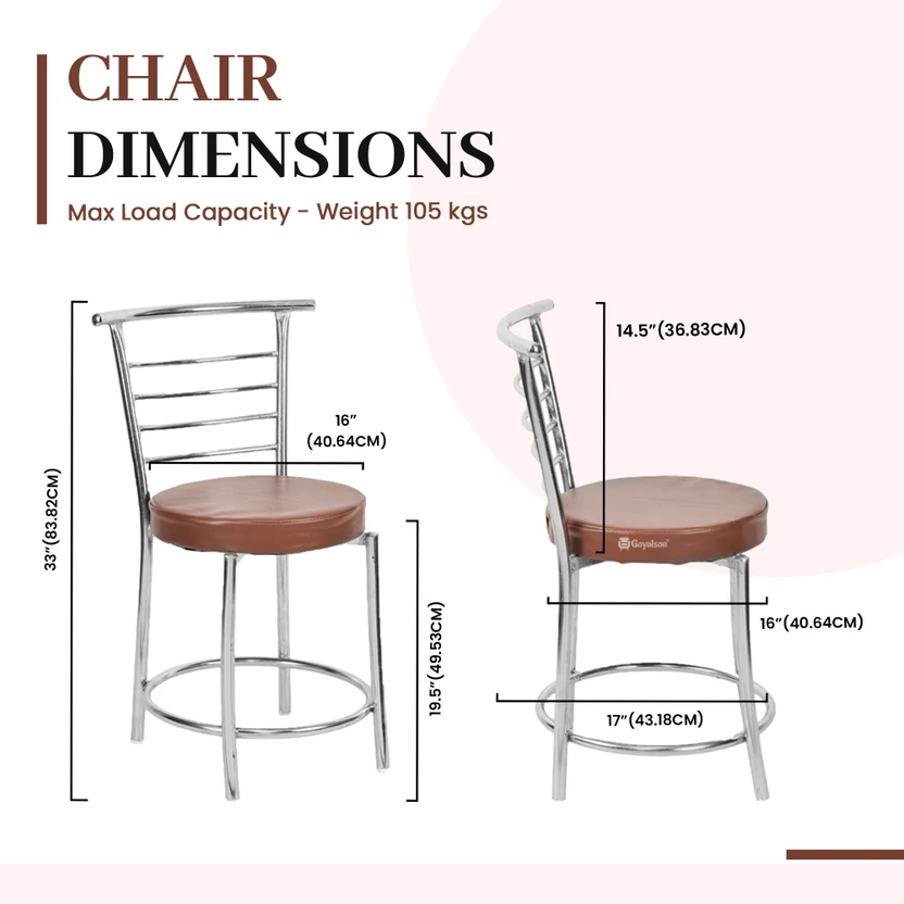 Tarun dining chair restaurant hotel Chair Leatherette Dining Chai...more
