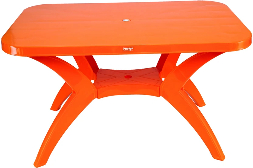 Furniture Yard Mango Party Outdoor Cafeteria Plastic 4 Seater Din...more