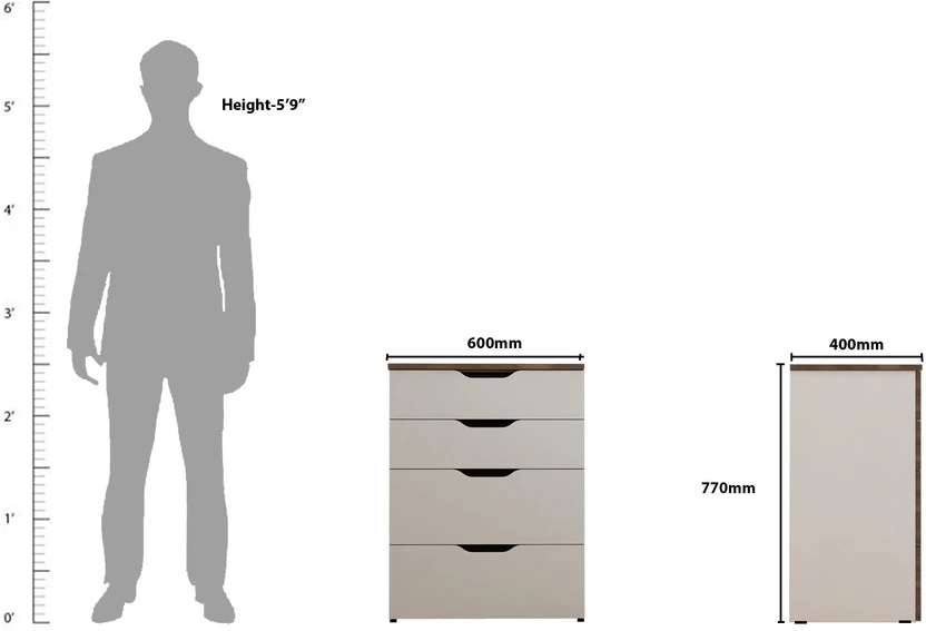 Wood You Engineered Wood Dressing Table (Finish Color - , White, ...more