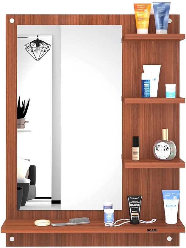 ONEDEEP Engineered Wood Dressing Table (Finish Color - , Teak Nat...more