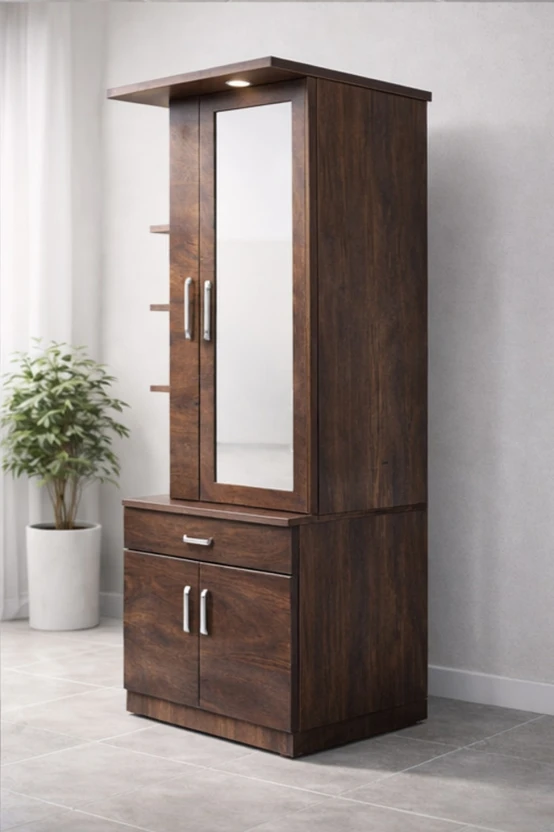Ahvora Engineered Wood Dressing Table (Finish Color - , Walnut Br...more