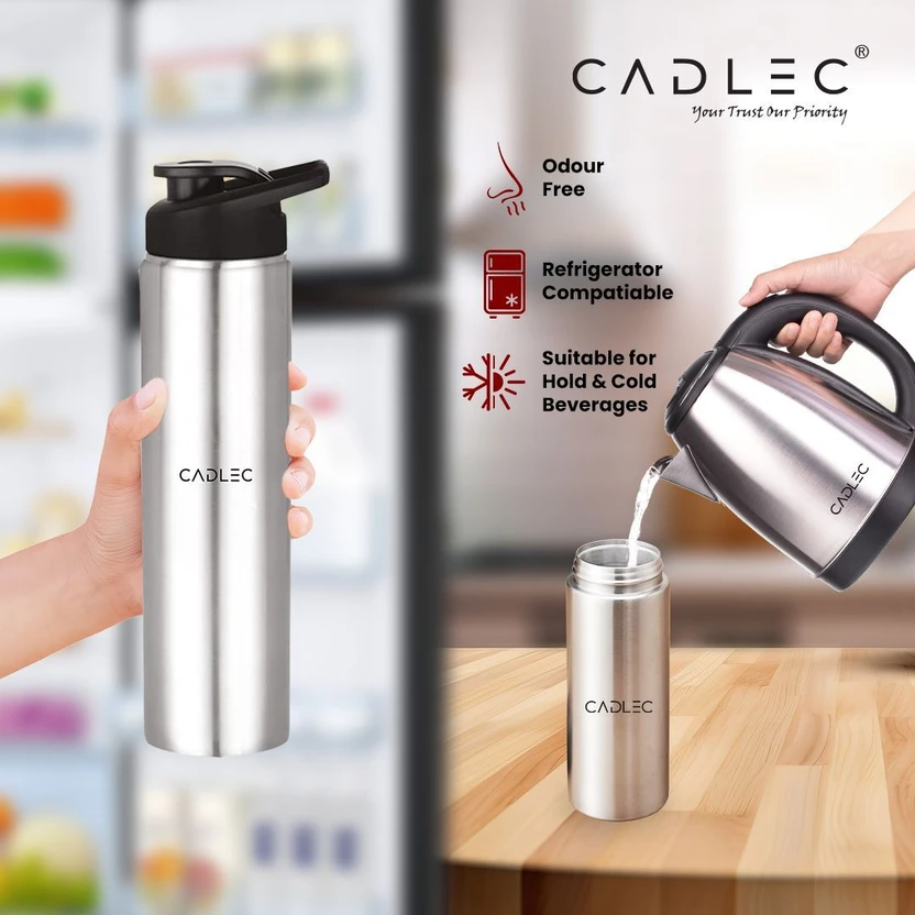CADLEC 1.5 L Kettle Combo Electric Kettle (1.5 L, Silver)