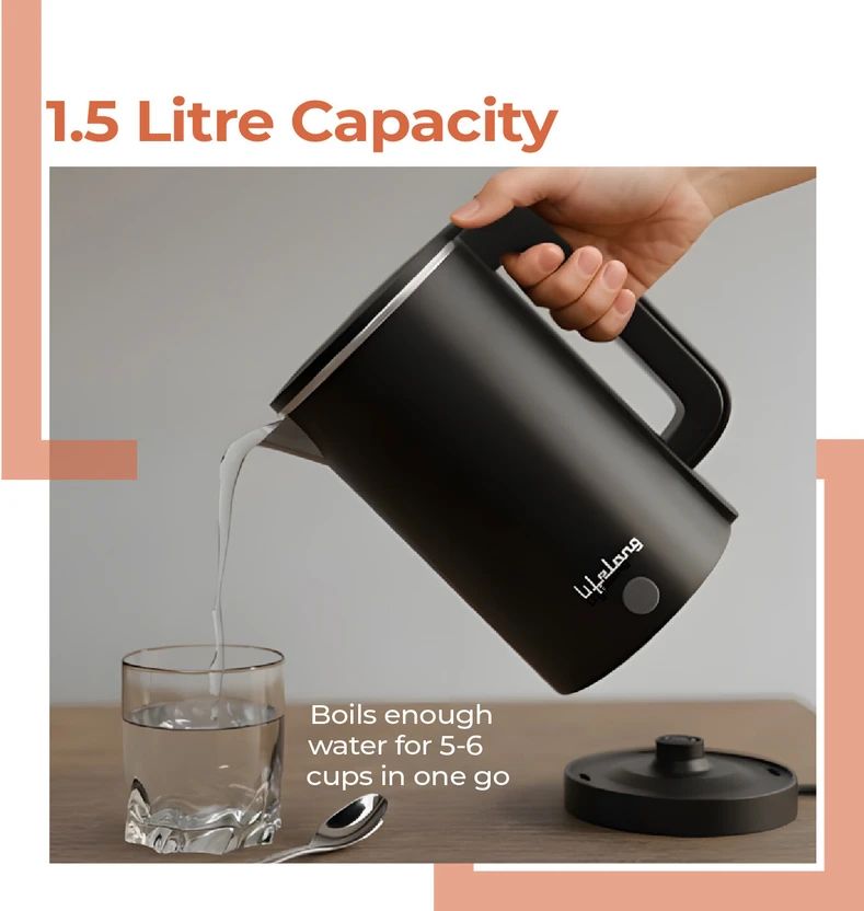 Lifelong 1500 Watt | Cool Touch Body | LLEKC09F Electric Kettle (...more