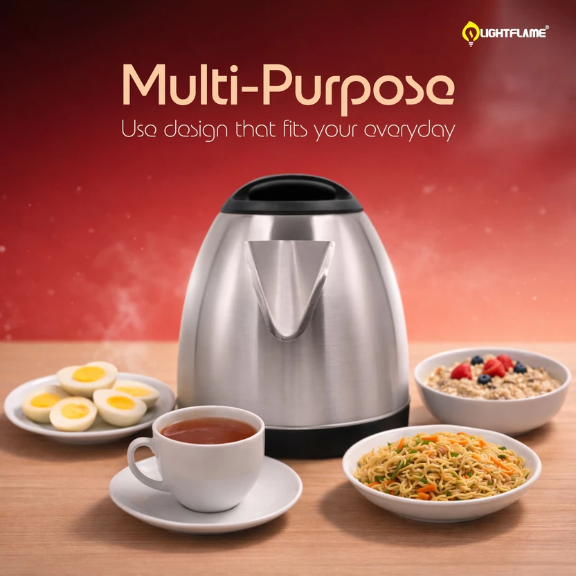 LIGHTFLAME Fast Boil | Auto Shut-Off | Cordless Electric Kettle (...more