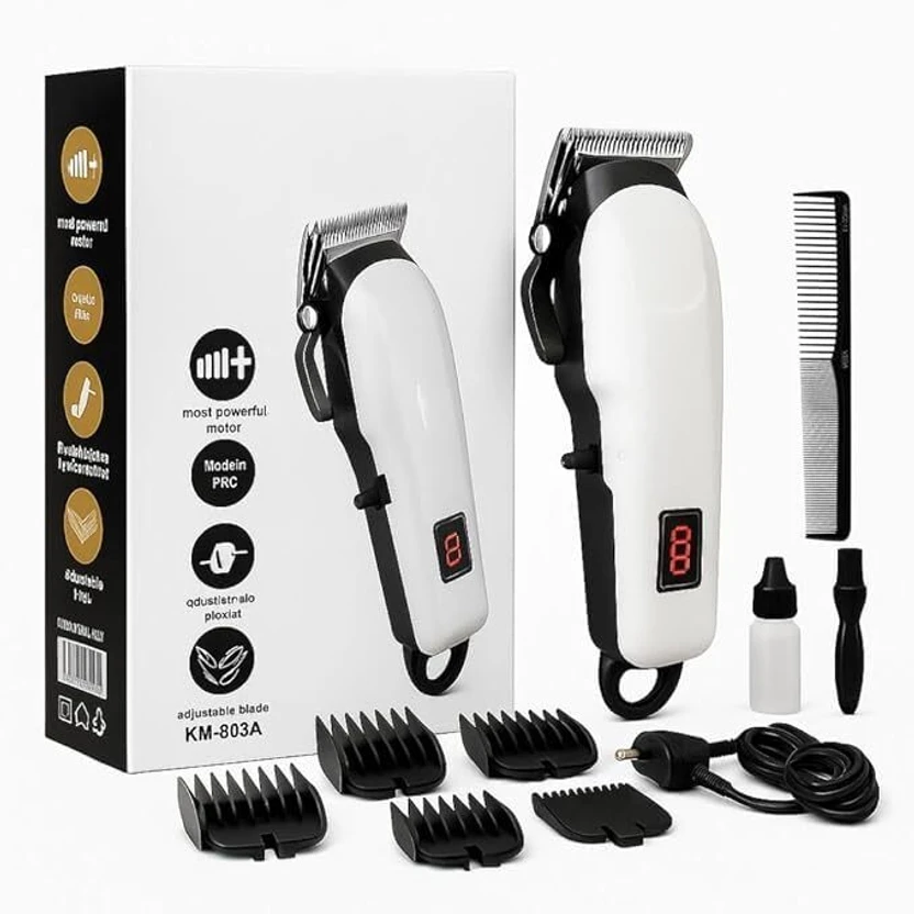 Electric Shavers RACCOON Professional Cordless Hair Trimmer for Men | Digital Disp...more