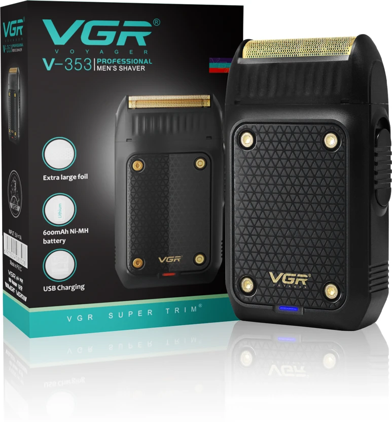 Electric Shavers VGR VL-353 Limited Edition  Shaver For Men (Black)