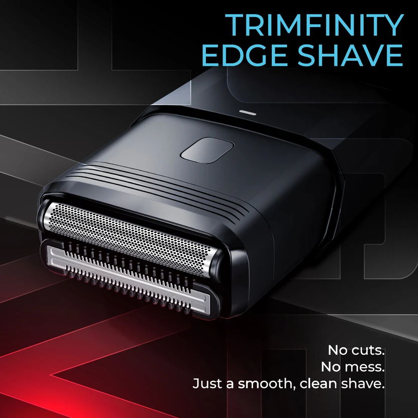 Trimfinity Edge Shave Men's Shaver | Mini Portable Electric Shave...more