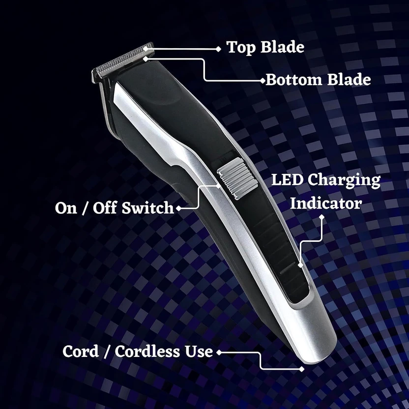 Tradhi AT -538 Beard Shaver Cutter Barber  Shaver For Men (Grey, ...more