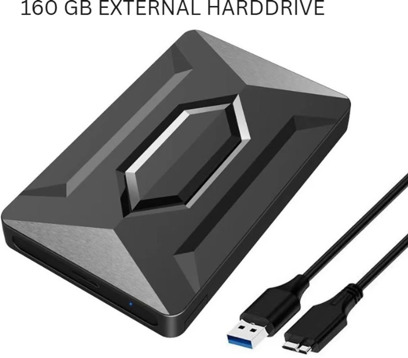 Carecase Slim Portable External Hard Drive USB 3.0 160 GB Externa...more