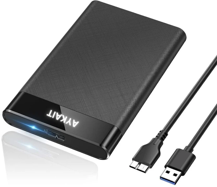 External Storage Aykait 500 GB External Hard Disk Drive (HDD) (Black)